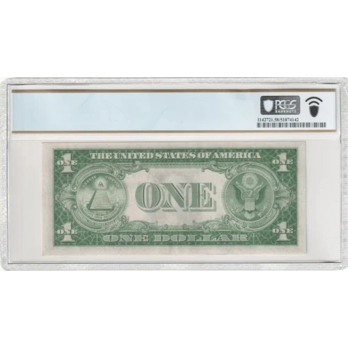 $1 1935-A yellow seal Emergency Notes Issued During WW2 2306 (3)