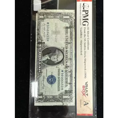 $1 1935-E blue seal. Small Silver Certificates 1614