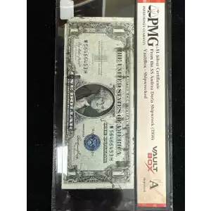 $1 1935-E blue seal. Small Silver Certificates 1614
