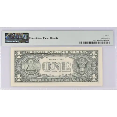 $1 1981 Green seal. Small Size $1 Federal Reserve Notes 1911-H (3)