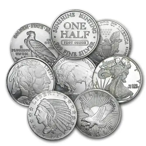 1/2 oz Generic Silver Round
