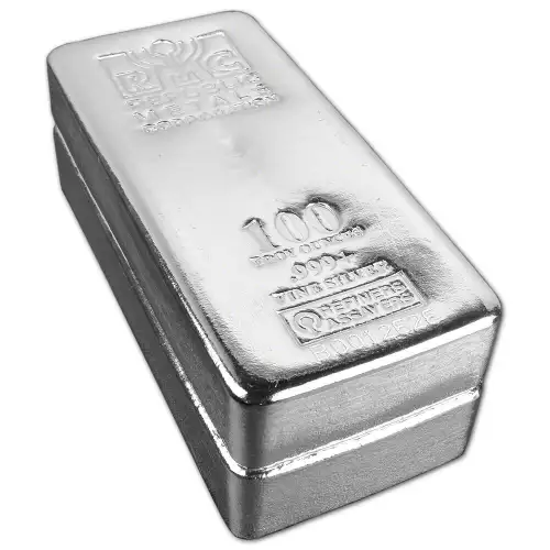 100oz Generic Silver Bar