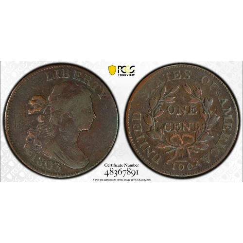1803 1C Large Date, Large Fraction, BN (2)
