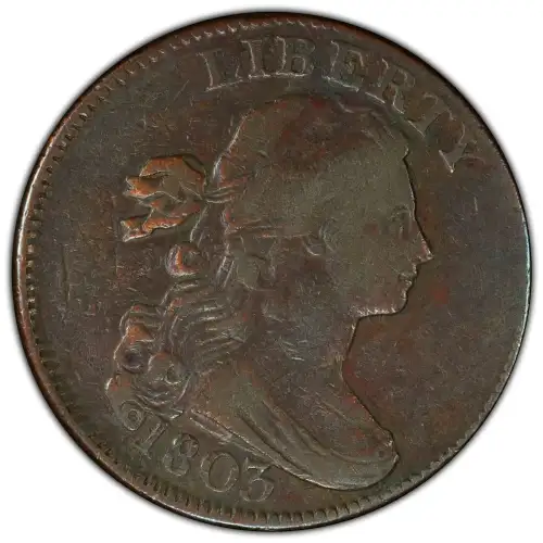 1803 1C Large Date, Large Fraction, BN
