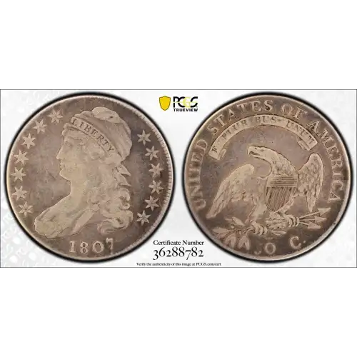 1807 50C Capped Bust, Large Stars (2)