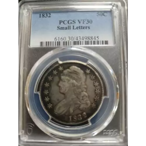 1832 50C Small Letters