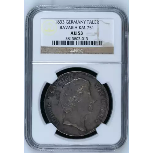 1833 BAVARIA - CROWN IN WREATH (2)