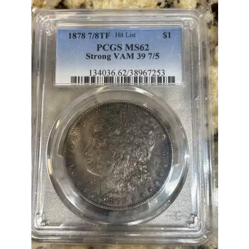 1878 7/8TF $1 Strong VAM 39 7/5 Hit List