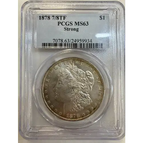 1878 7/8TF $1 Strong