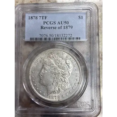 1878 7TF $1 Reverse of 1879