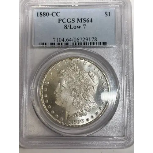 1880-CC $1 8/Low 7