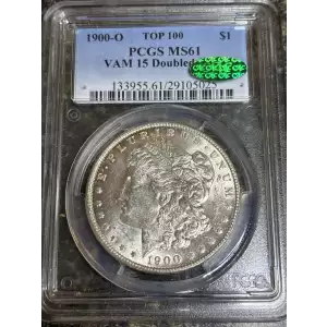 1900-O $1 VAM 15 Doubled Stars TOP 100