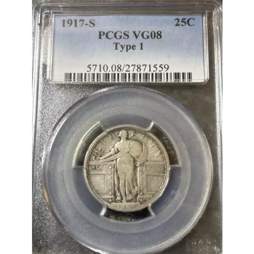 1917-S 25C Type 1
