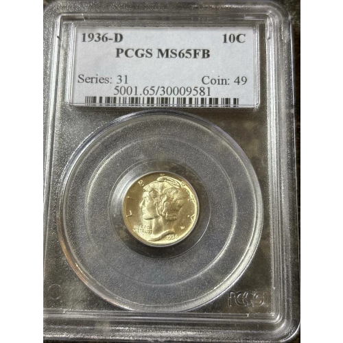 1936-D 10C, FB