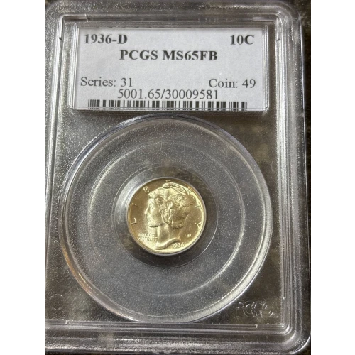 1936-D 10C, FB