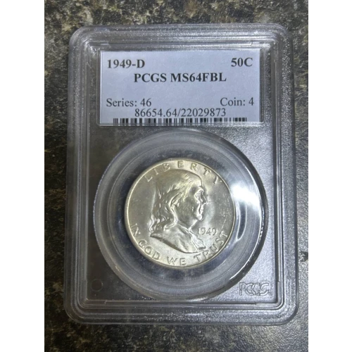 1949-D 50C, FBL