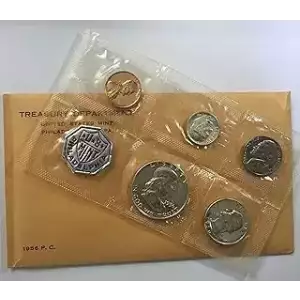 1956 Proof Set - 5 Coins ($0.91 FV) - Set