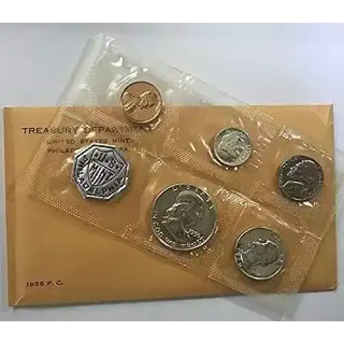 1956 Proof Set - 5 Coins ($0.91 FV) - Set