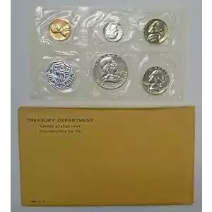 1957 Proof Set - 5 Coins ($0.91 FV) - Set