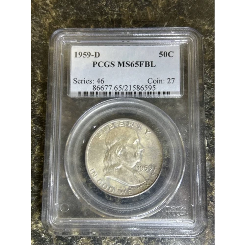1959-D 50C, FBL