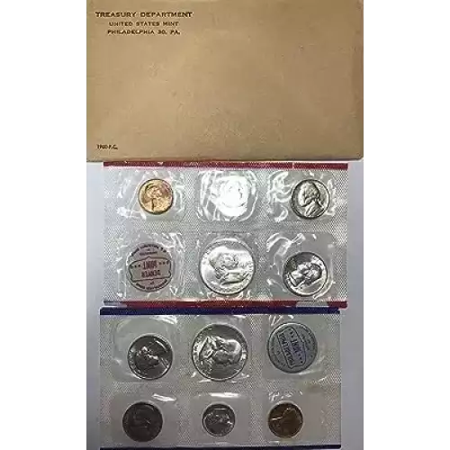 1960 Mint Set - 10 Piece P-D ($1.82 FV) - Set