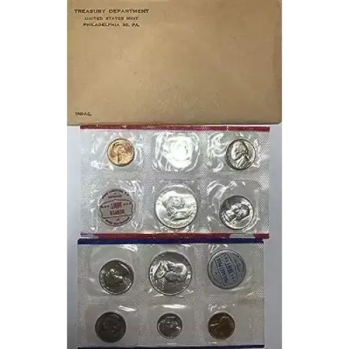 1960 Mint Set - 10 Piece P-D ($1.82 FV) - Set