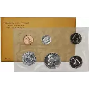 1960 Proof Set - 5 Coins ($0.91 FV)