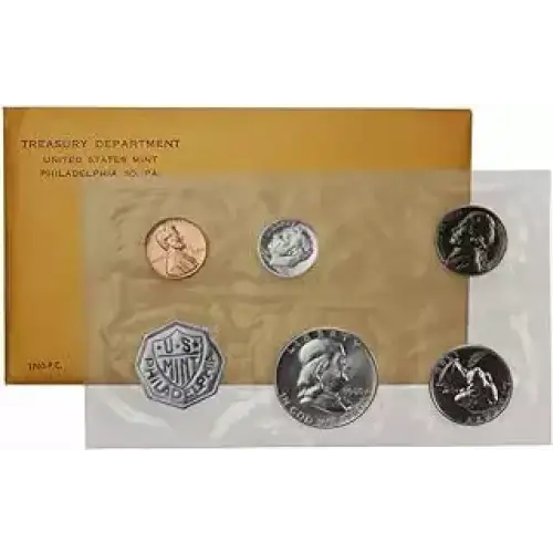 1960 Proof Set - 5 Coins ($0.91 FV)
