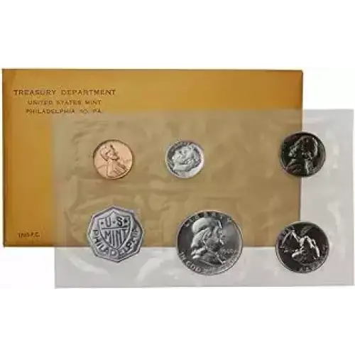 1960 Proof Set - 5 Coins ($0.91 FV)