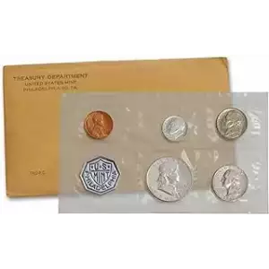 1962 Proof Set - 5 Coins ($0.91 FV) - Set