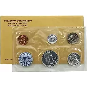 1963 Proof Set - 5 Coins ($0.91 FV) - Set