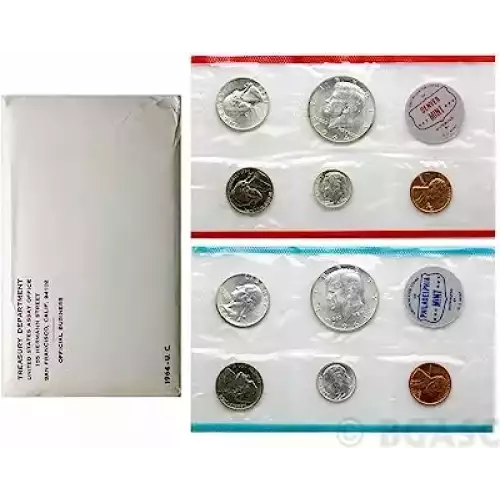 1964 Mint Set - 10 Piece P-D ($1.82 FV) - Set