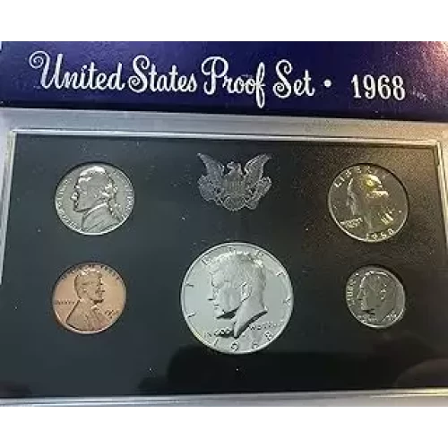 1968 Proof Set - 5 Coins ($0.91 FV) - Set