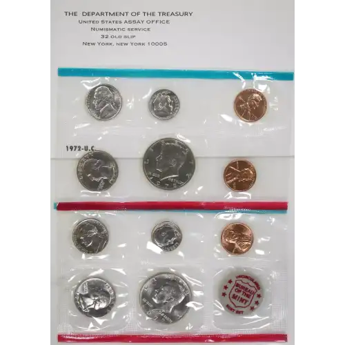 1972 Mint Set - ($1.83 FV) - Set