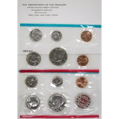 1972 Mint Set - ($1.83 FV) - Set