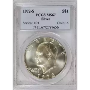 1972-S $1 Silver