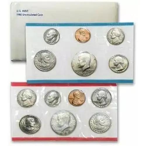 1980 Mint Set - 11 Piece P-D ($4.82 FV) - Set
