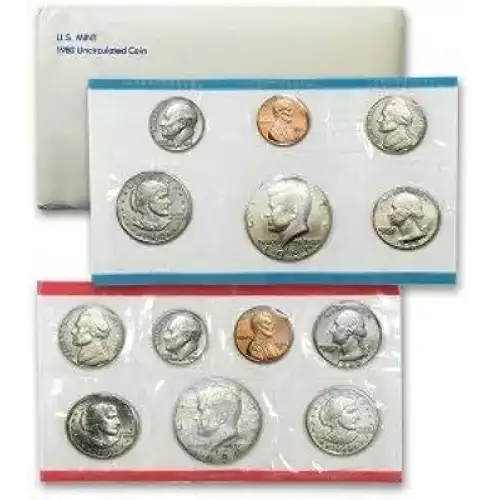 1980 Mint Set - 11 Piece P-D ($4.82 FV) - Set
