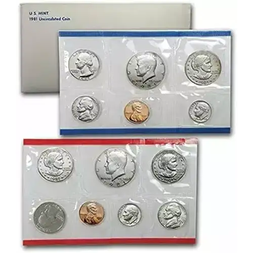 1981 Mint Set - 11 Piece P-D ($4.82 FV) - Set