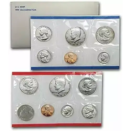 1981 Mint Set - 11 Piece P-D ($4.82 FV) - Set