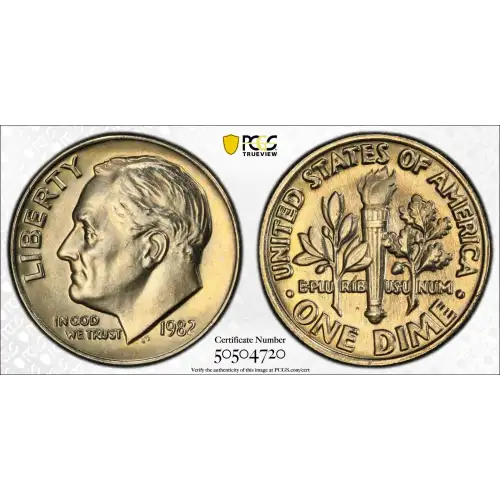 1982 10C No Mintmark - Strong, FB (2)