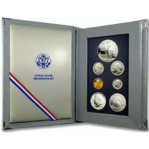 1986 Prestige Proof Set - Seven Coin Set - Box & COA