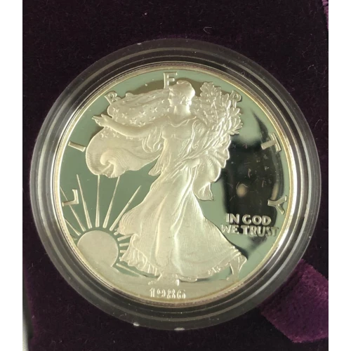 1986 S 1oz Silver Eagle  Proof - with Original Govt Packaging