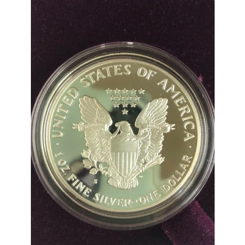 1986 S 1oz Silver Eagle  Proof - with Original Govt Packaging