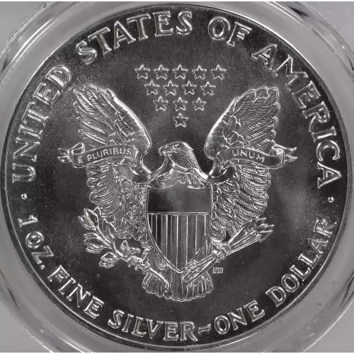 1987 $1 Silver Eagle Mercanti Signature