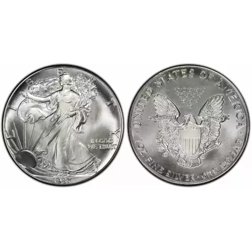 1987 1oz American Silver Eagle