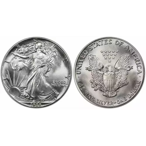 1988 1oz American Silver Eagle