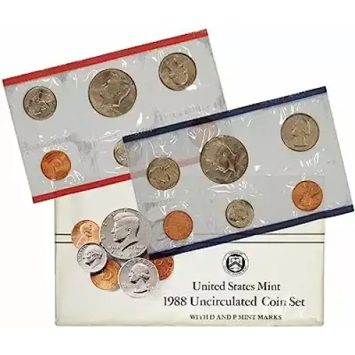 1988 Mint Set - ($1.82 FV)