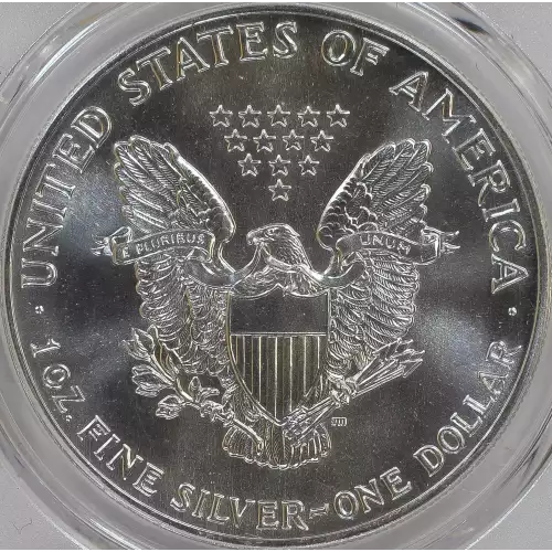 1989 $1 Silver Eagle Mercanti Signature