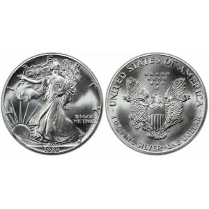 1989 1oz American Silver Eagle 